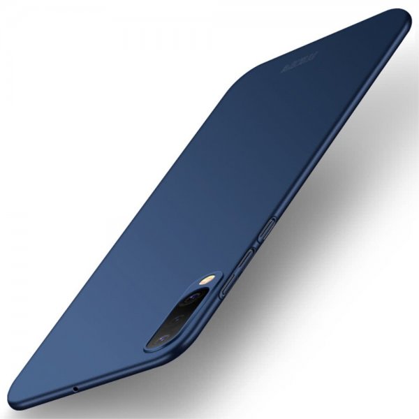 Samsung Galaxy A50 Suojakuori Shield Slim Kovamuovi Sininen