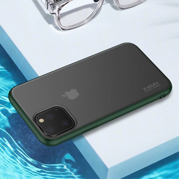 iPhone 11 Pro Max Kuori Kovamuovi Musta Vihreä