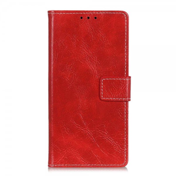 Samsung Galaxy A50 Suojakotelo PU-nahka Nahkarakenne Punainen