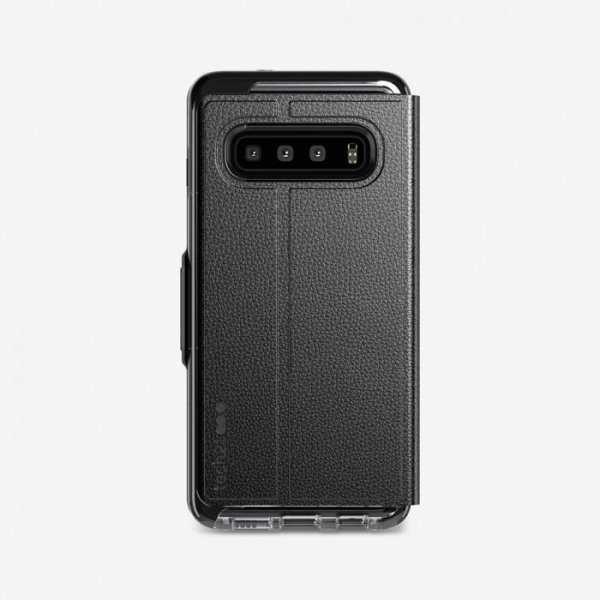 Samsung Galaxy S10 Suojakotelo Evo Wallet PU-nahka Musta
