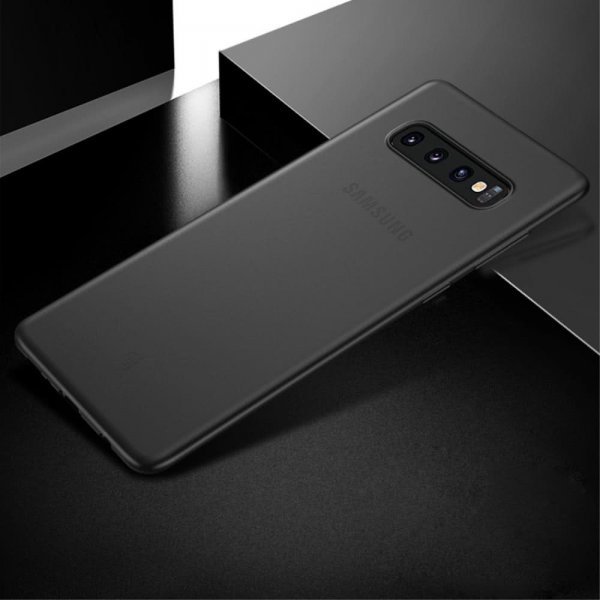 Samsung Galaxy S10 Kuori Wing Case Läpinäkyvä Musta
