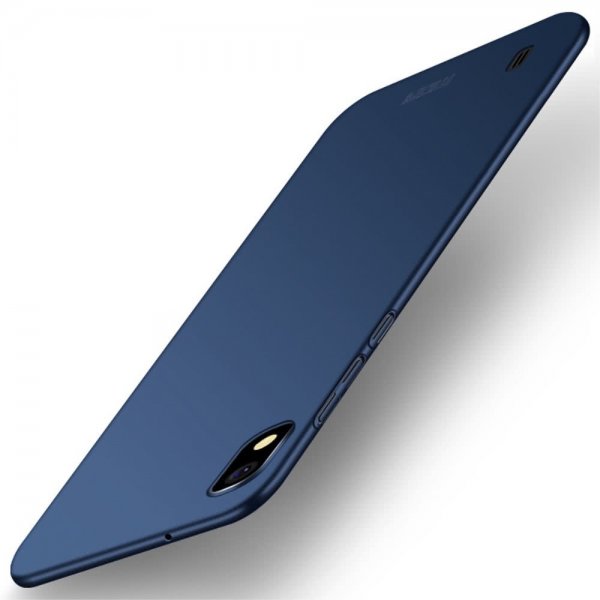 Samsung Galaxy A10 Suojakuori Shield Slim Kovamuovi Sininen
