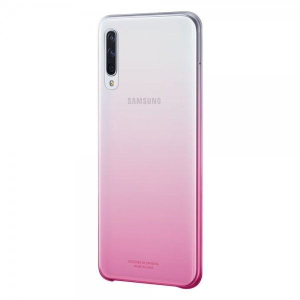 Original Galaxy A50 Suojakuori GradaTion Cover Vaaleanpunainen
