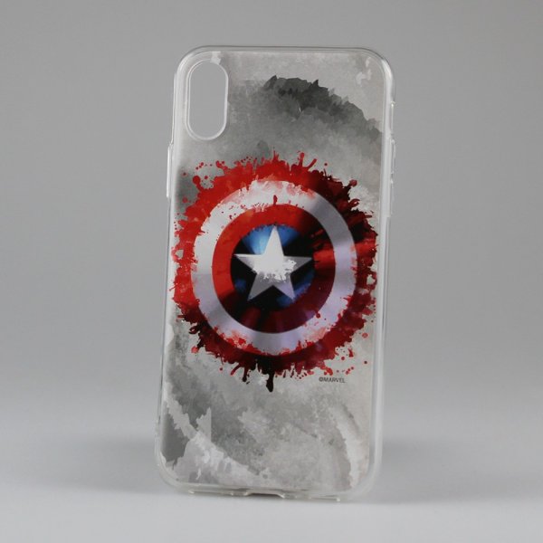iPhone X/Xs Suojakuori TPU-materiaali-materiaali Captain America