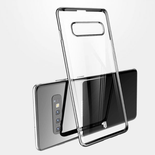 Samsung Galaxy S10 Suojakuori Dawn Series Kovamuovi Pinnoitettu Musta