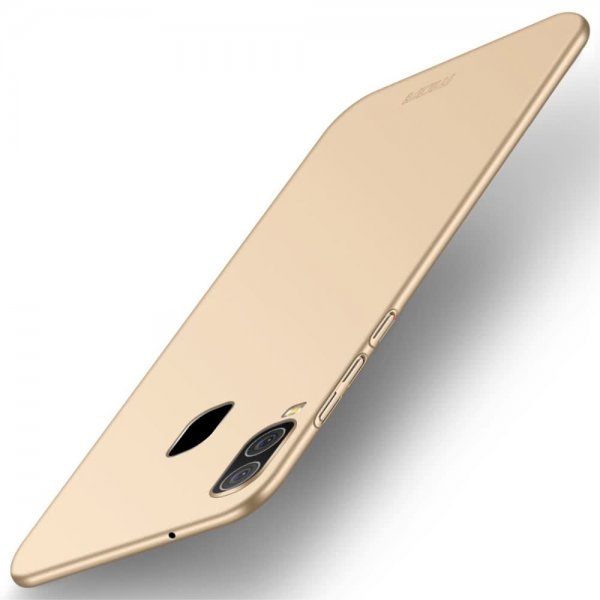 Samsung Galaxy A20E Suojakuori Shield Slim Kovamuovi Keltainend