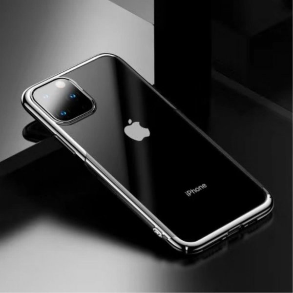iPhone 11 Pro Max Kuori Kimallus Series Kovamuovi Pinnoitettu Hopea