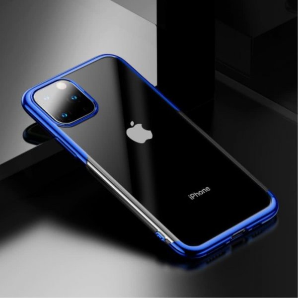 iPhone 11 Pro Suojakuori Shining Series TPU-materiaali-materiaali Pinnoitettu Sininen