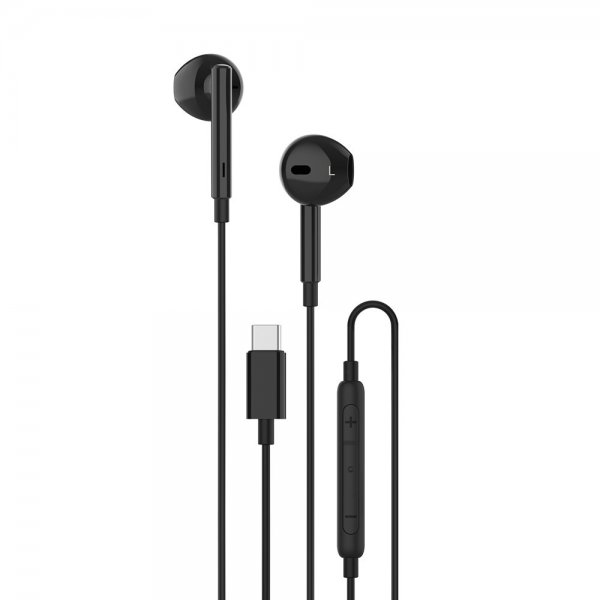 In-Ear-kuulokkeet USB-C musta