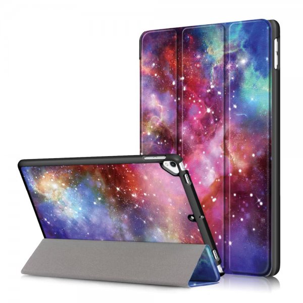 iPad 10.2 Kotelo Aihe Violetti Galaxy