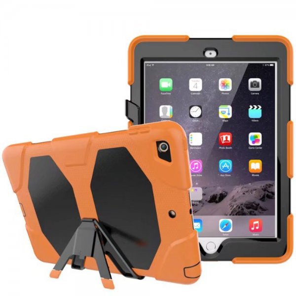 iPad 10.2 Kuori Heavy Duty Armor Oranssi