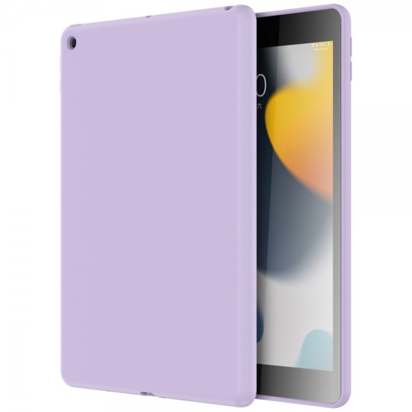 iPad 10.2 Kuori Liquid Silicone Violetti