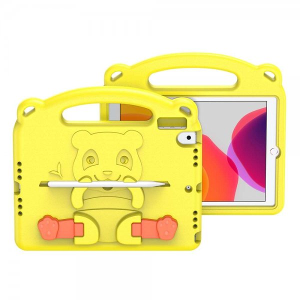 iPad 10.2 Kuori Panda Keltainen