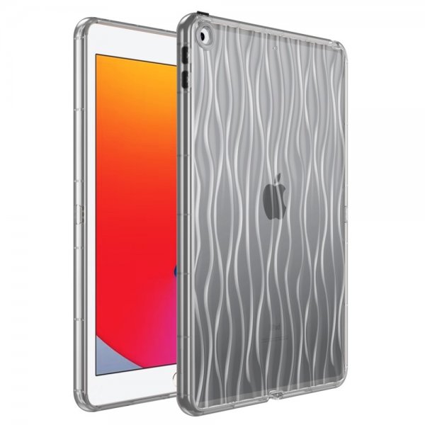 iPad 10.2 Kuori Aaltokuvio Musta