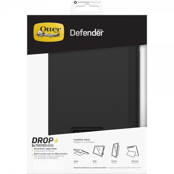 iPad Air 11 (M2/M3) Kuori Defender Musta