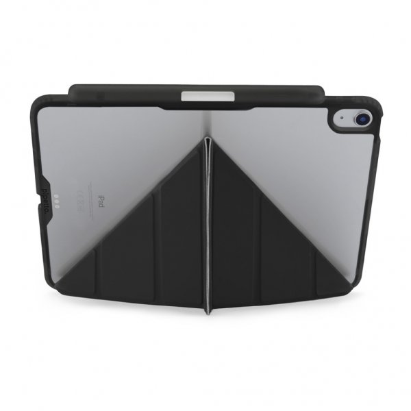 iPad Air 13 (M2/M3) Kotelo Origami No3 Pencil Case Musta