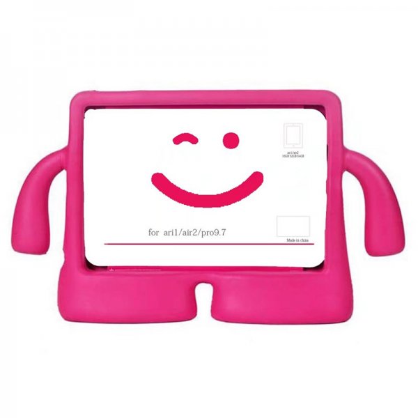iPad Air 1. iPad Air 2. iPad 9.7 Kuori Lapsille EVA Magenta