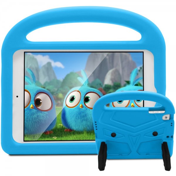 iPad Air. iPad Air 2. iPad 9.7 Kuori Lapsille EVA Varpunen Telineellä Sininen