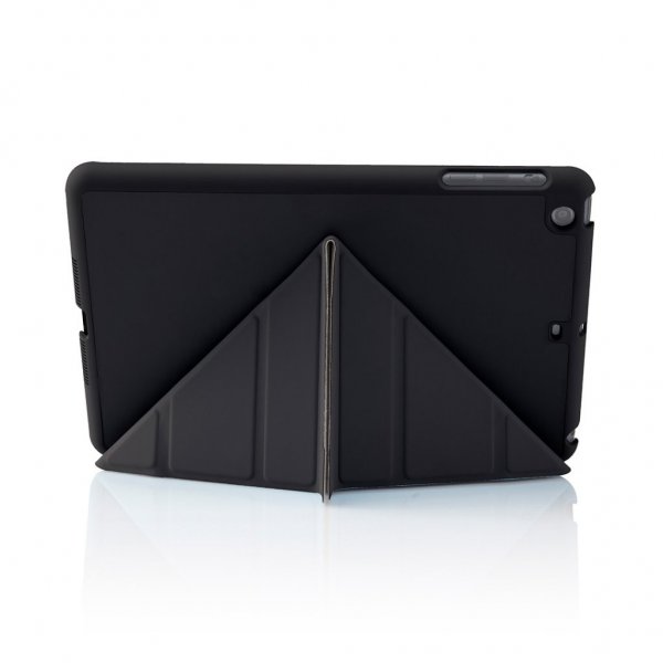 iPad Mini 2/3 Origami Case Kotelo Musta