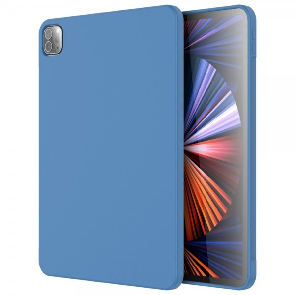 iPad Pro 11 2020/2021 Kuori Liquid Silicone Sininen