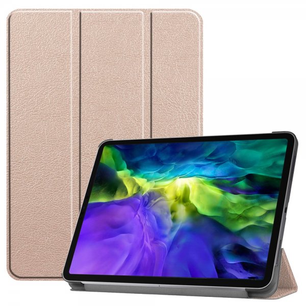 iPad Pro 11 2020 Kotelo Taitettava Smart Ruusukulta
