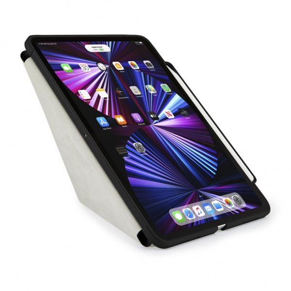 iPad Pro 11 (gen 2/3/4) Kotelo Origami No3 Pencil Case Musta