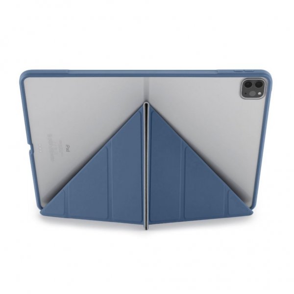 iPad Pro 12.9 (gen 4/5/6) Tapaus Origami No1 Sininen