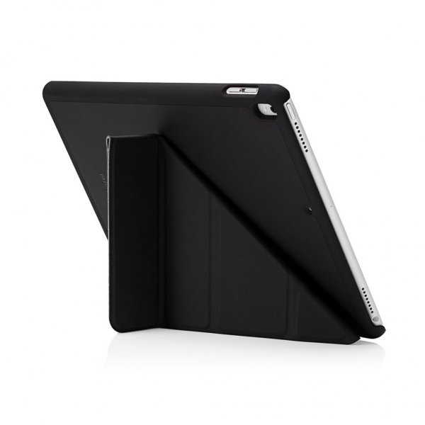 iPad 10.2 2019/2020 Origami Kotelo Musta