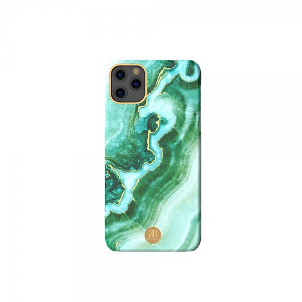 iPhone 11 Pro Max Kuori Jade Style Stone Series Vihreä