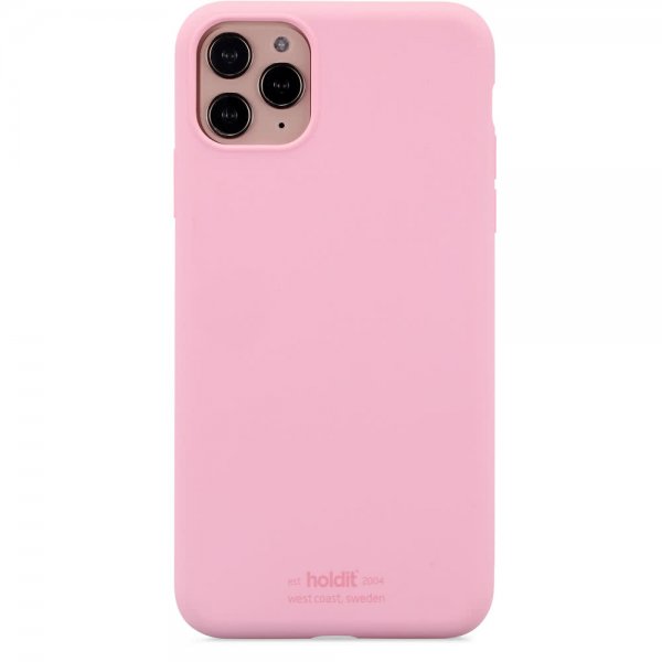 iPhone 11 Pro Max Kuori Silikonii Vaaleanpunainen