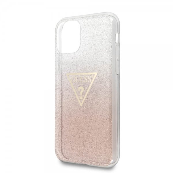 iPhone 11 Pro Max Suojakuori Solid Glitter Cover Vaaleanpunainen