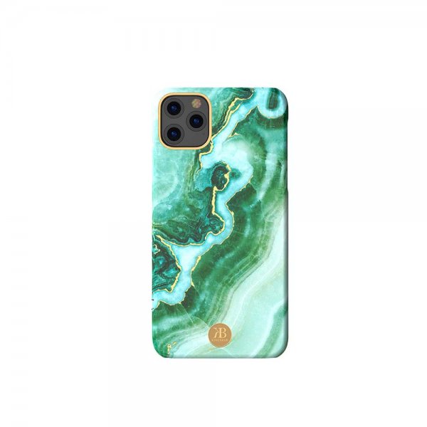 iPhone 11 Pro Kuori Jade Style Stone Series Vihreä