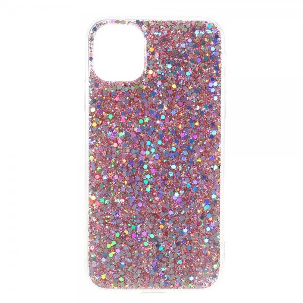 iPhone 11 Kuori Glitter Ruusukulta