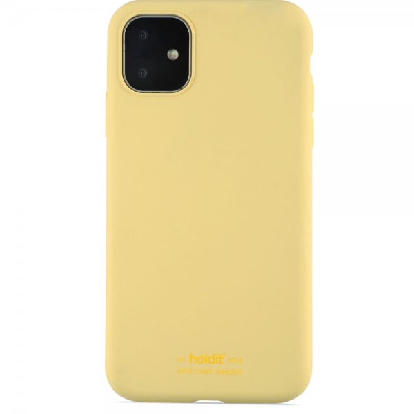 iPhone 11 Kuori Silikonii Keltainen
