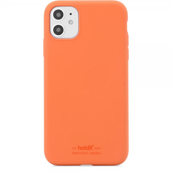 iPhone 11 Suojakuori Silikoni Oranssi