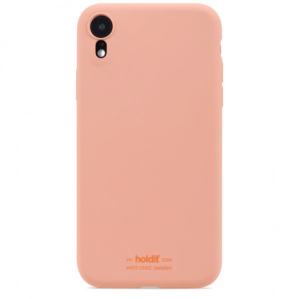 iPhone Xr Kuori Silikoni Pink Peach