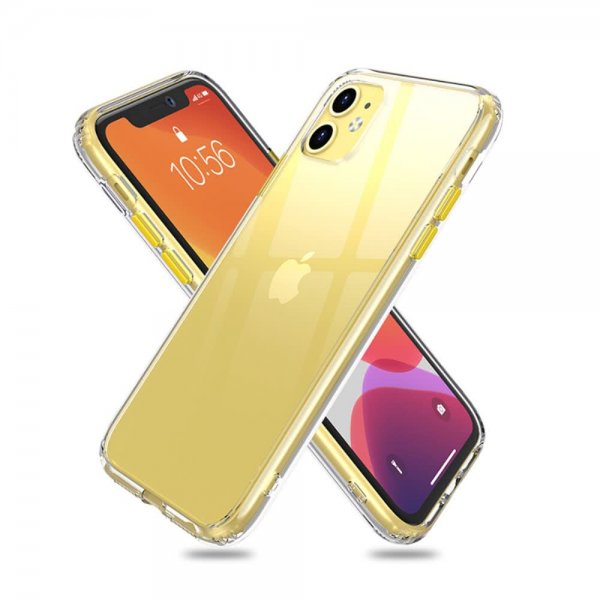 iPhone 11 Kuori Star Series Läpinäkyvä Keltainen