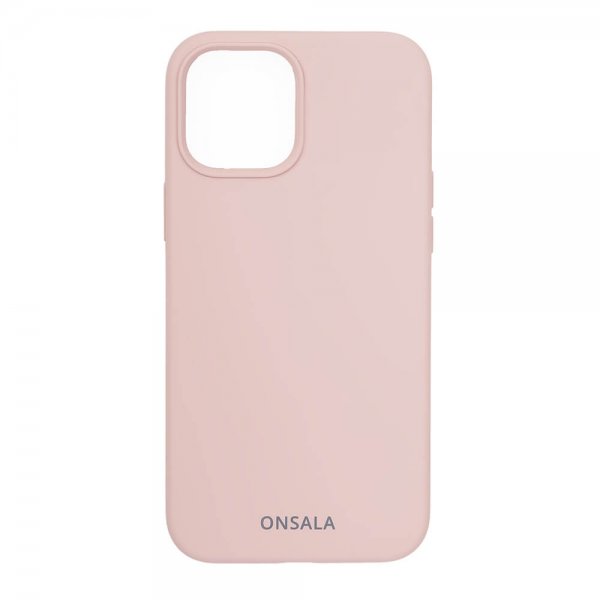 iPhone 12/iPhone 12 Pro Kuori Silikoni Sand Pink