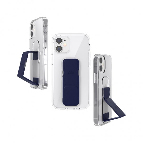 iPhone 12 Mini Kuori GripCase Clear Sininen
