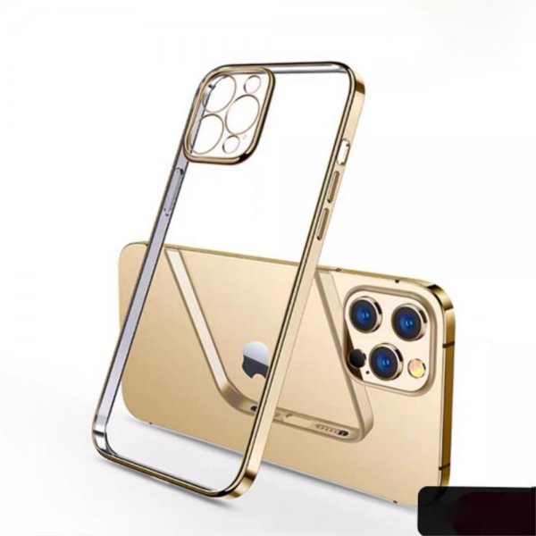 iPhone 12 Mini Suojakuori Pinnoitettu reuna Kulta