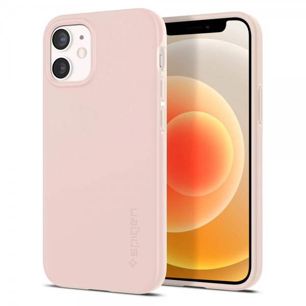 iPhone 12 Mini Suojakuori Thin Fit Pink Sand