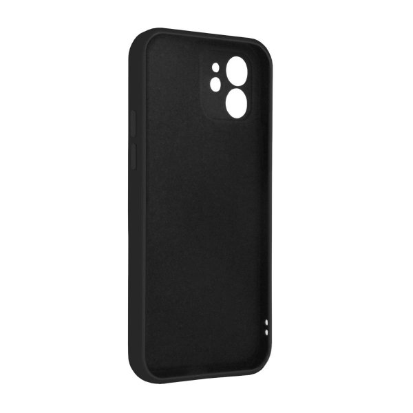 iPhone 12 Kuori Silikoni Musta