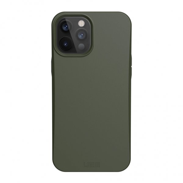iPhone 12 Pro Max Suojakuori Outback Biodegradable Cover Olive
