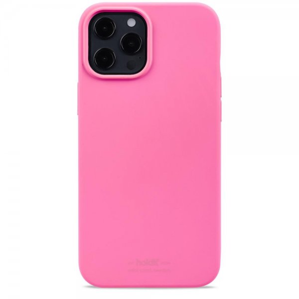 iPhone 12 Pro Max Kuori Silikoni Bright Pink