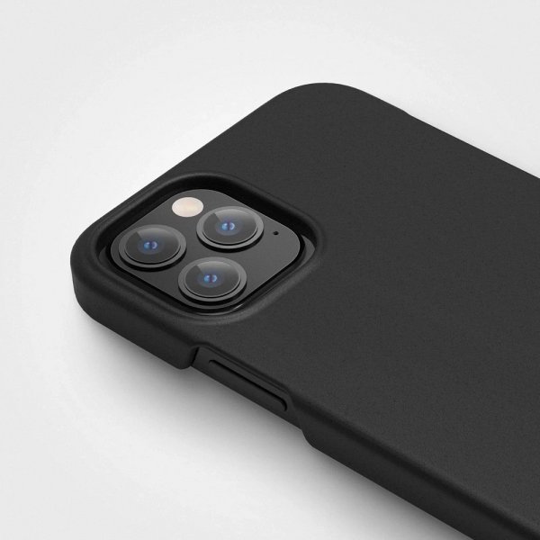 iPhone 12 Pro Max Kuori Kasvipohjainen Charcoal Black