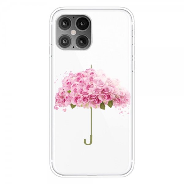 iPhone 12 Mini Suojakuori Aihe Kukkasateenvarjo