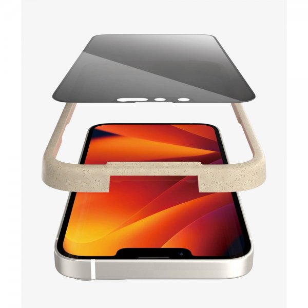 iPhone 13/iPhone 13 Pro/iPhone 14 Näytönsuoja Ultra-Wide Fit Privacy EasyAligner