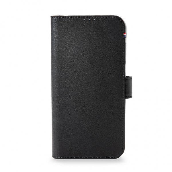 iPhone 13 Mini Kotelo Leather Detachable Wallet Musta