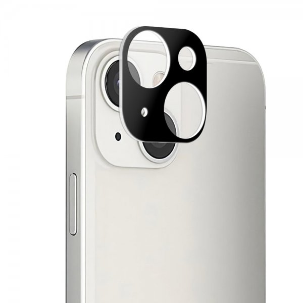 iPhone 13 Mini Kameran linssinsuojus Karkaistua Lasia Musta