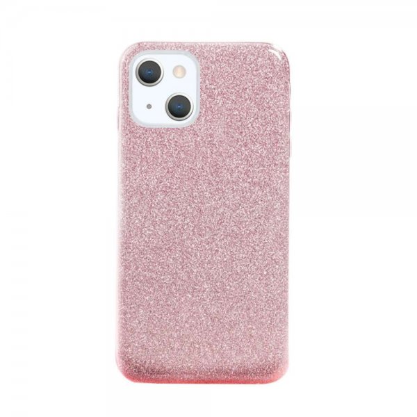 iPhone 13 Mini Kuori Glitter Vaaleanpunainen